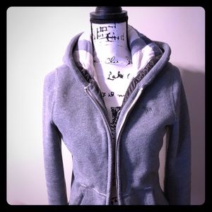 Abercrombie & Fitch heavy quilted hoodie